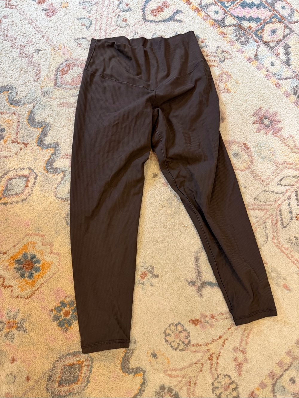 Offline by Aerie Ribbed Dark Brown Leggings